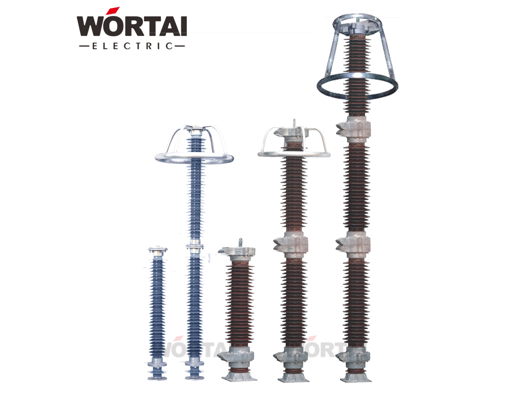 IEC Standard Wortai Porcelain or Polymeric Housed Station Class Surge Arrester Price China Manufacturer Made In China Surge Arresters for Medium Voltage and High Voltage Systems 